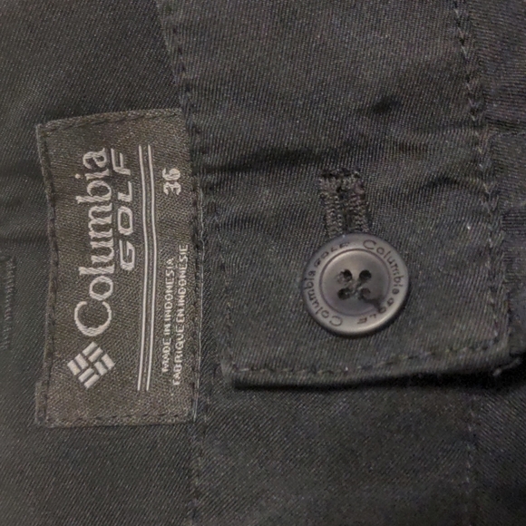 BLACK COLUMBIA GOLF OMNI-WICK STABLEFORD MENS SHORTS. WAIST: 38 COLOR: WHITE USC - Picture 4 of 5